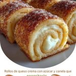 Rollitos de Queso Crema con Canela y Azúcar: Un Capricho Irresistible