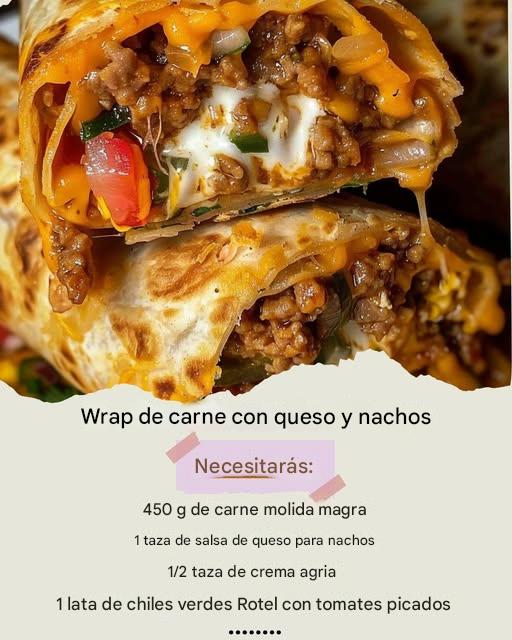 Nacho Cheese Beef Wraps