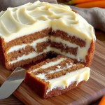 Torta de Zanahoria con Frosting de Queso Crema