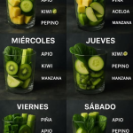 Jugos Verdes para Cada Día de la Semana