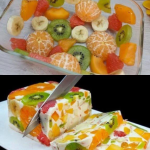Gelatina de Yogur con Frutas