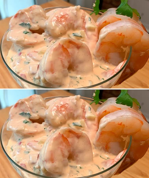 Camarones en Salsa Cremosa