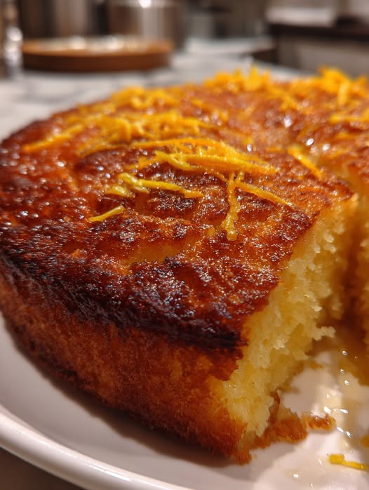 Pastel Casero de Naranja