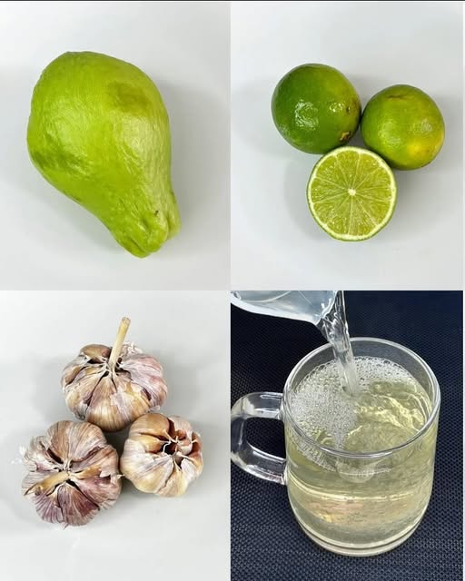 Bebida Natural de Chayote, Limón y Ajo: Vitalidad y Bienestar en una Taza