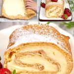 Rollo dulce Karpatka (Postre Polaco Cremoso)