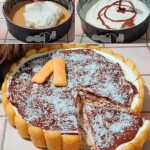Tarta de coco y chocolate sin cocción