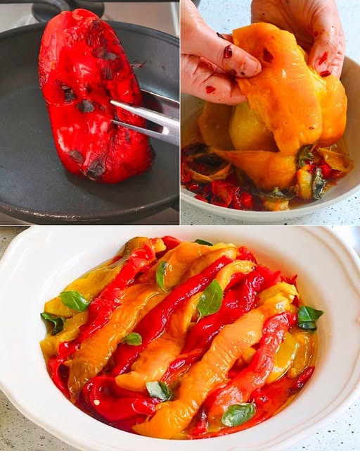 Pimientos asados: guarnición ligera y sabrosa
