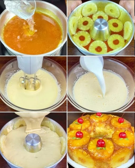 Volteado de Piña: un clásico esponjoso, jugoso y lleno de sabor