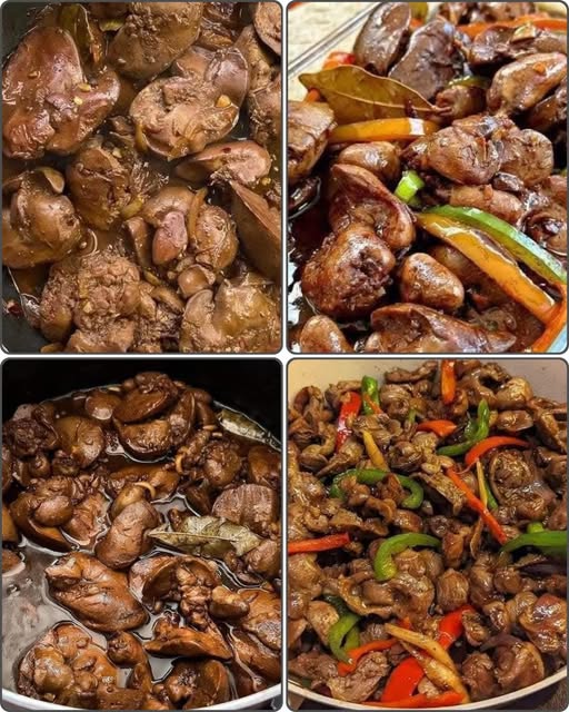 Hígado de Pollo al Estilo Adobo)