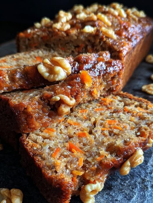 Panqué Saludable de Avena, Plátano y Zanahoria