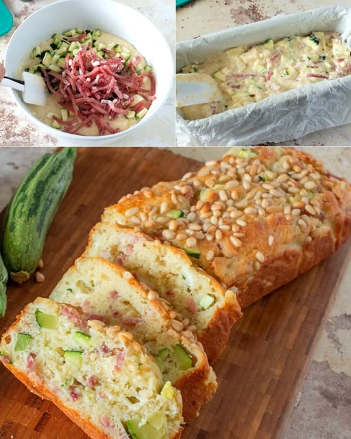 Plumcake de calabacín: rústico, sencillo y sabroso