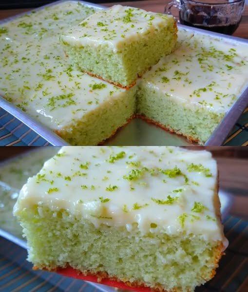 Pastel de Limón con Glaseado
