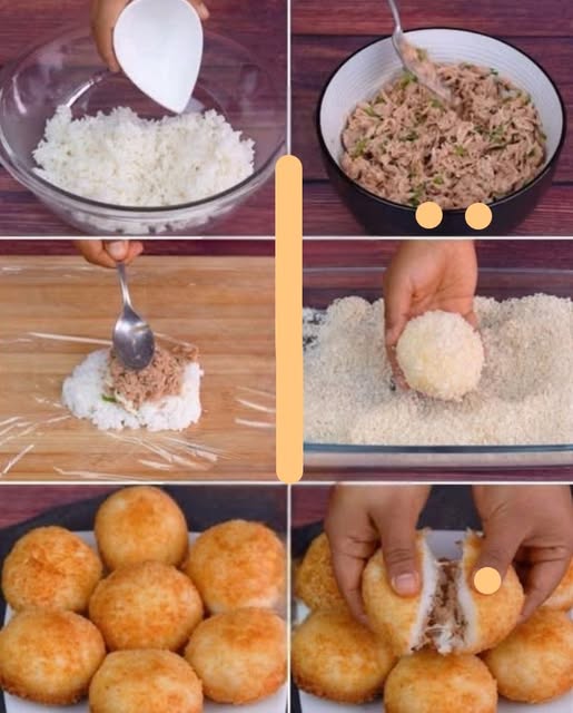 Boulettes de Riz Farcies au Thon – Croustillantes et Irrésistibles