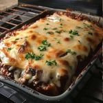 Cazuela de Carne Molida con Queso Provolone y Verduras