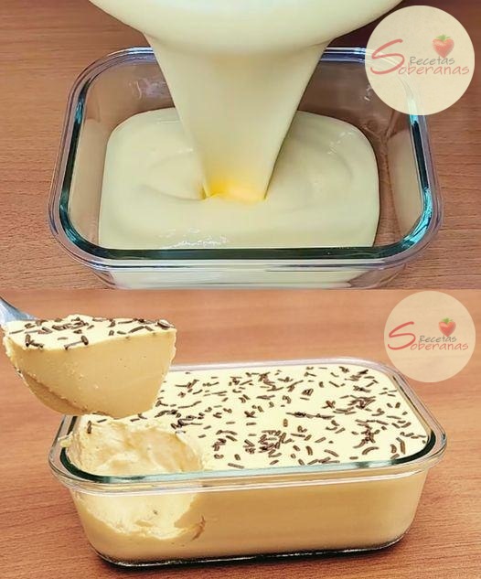 Postre Mágico de Naranja con Solo 2 Ingredientes