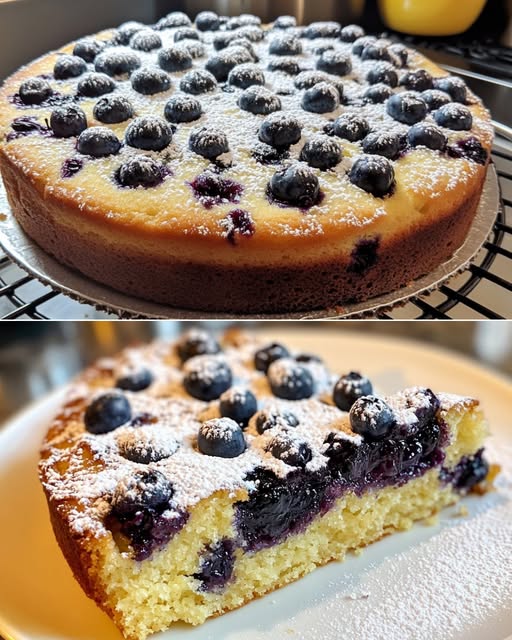 Pastel de Limón y Arándanos – Dulce y Ácido Perfecto