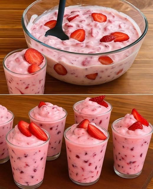 Postre de Yogur de Fresa: Sencillo, Rápido y Delicioso
