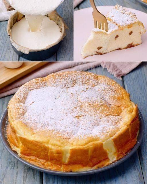 Pastel Mágico de Ricotta con Ralladura de Limón