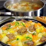 Sopa de Verduras con Carne: Nutritiva, Reconfortante y Deliciosa