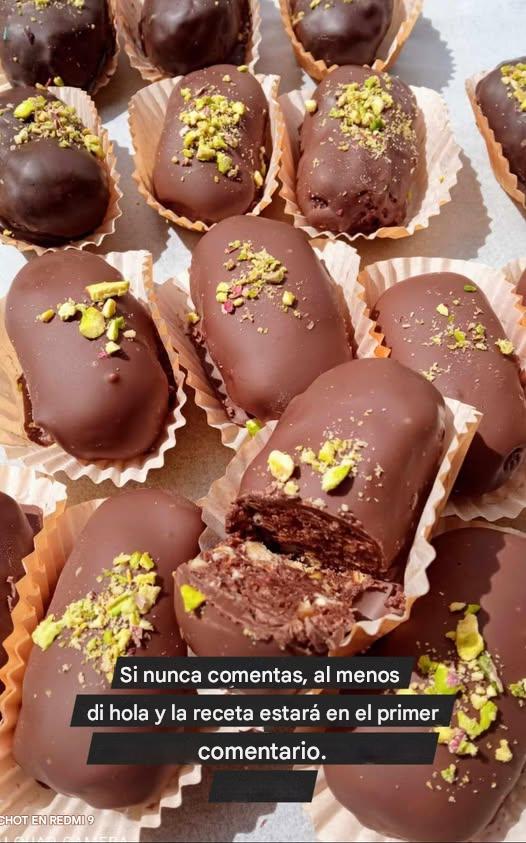 Dulces Individuales con Petit Beurre y Chocolate