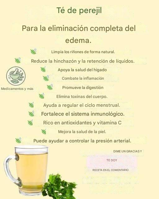 Té de perejil: el elixir natural para la salud